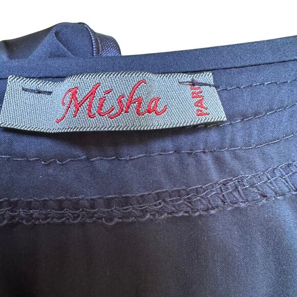 Misha Paris Blue Ruffle Top – Size S – Made in Italy - Picture 3 of 6